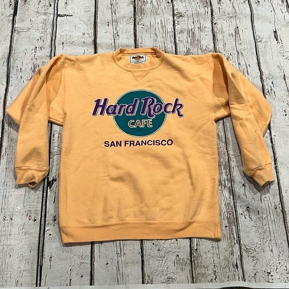 Vintage Hard Rock Cafe San Francisco Crewneck 1980s Sweatshirt - Picture 1 of 5